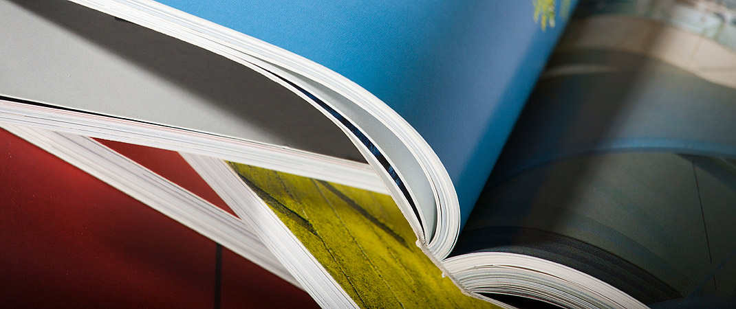 Gestaltung von Zeitschriften, Magazinen, Broschüren oder Büchern. Beispielillustration | Blufish . Berlin . Editorial Design